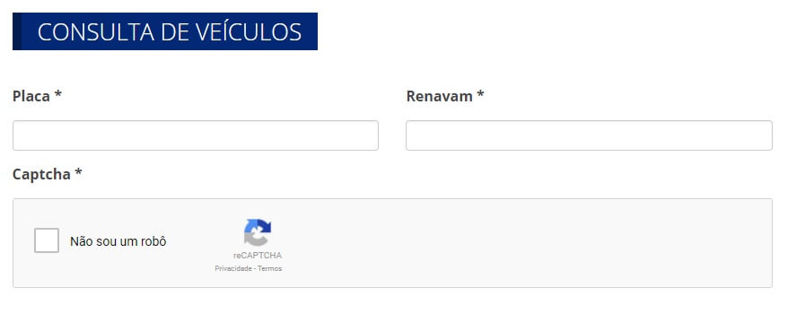 ATENÇÃO – EMITIR BOLETOS DE IPVA, LICENCIAMENTO E SEGURO OBRIGATÓRIO