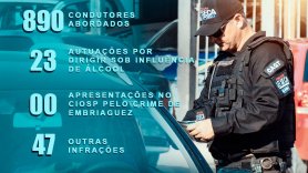 Balanço Semanal da Operação Lei Seca