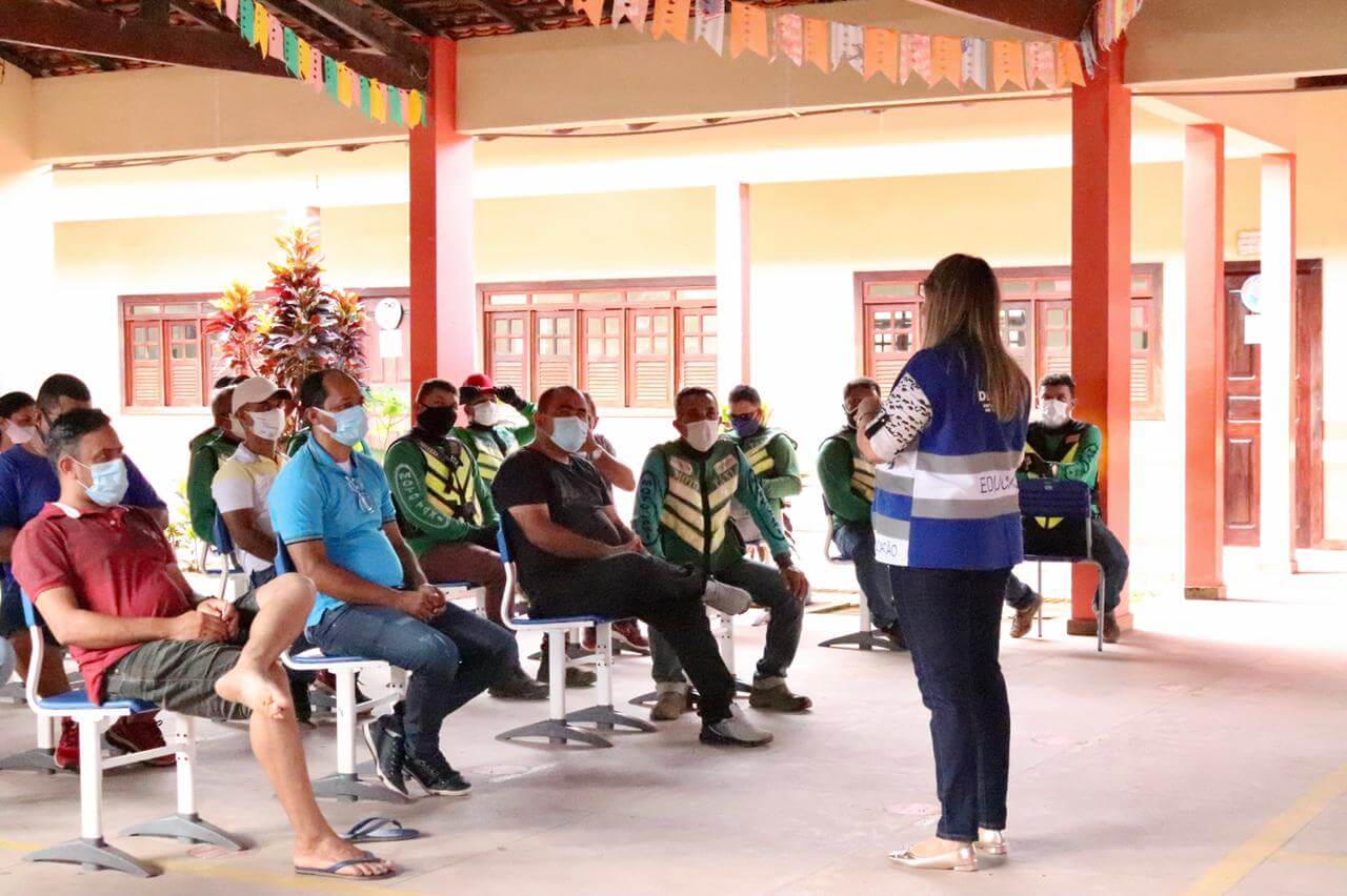 Curso de Atualização de Mototaxista em Laranjal do Jari