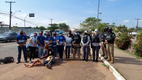 Amapá abre programação da Semana Nacional do Trânsito com simulação de acidente que chama atenção para segurança
